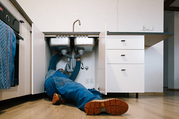 Professional Drain Cleaning technician working in Clark, NJ